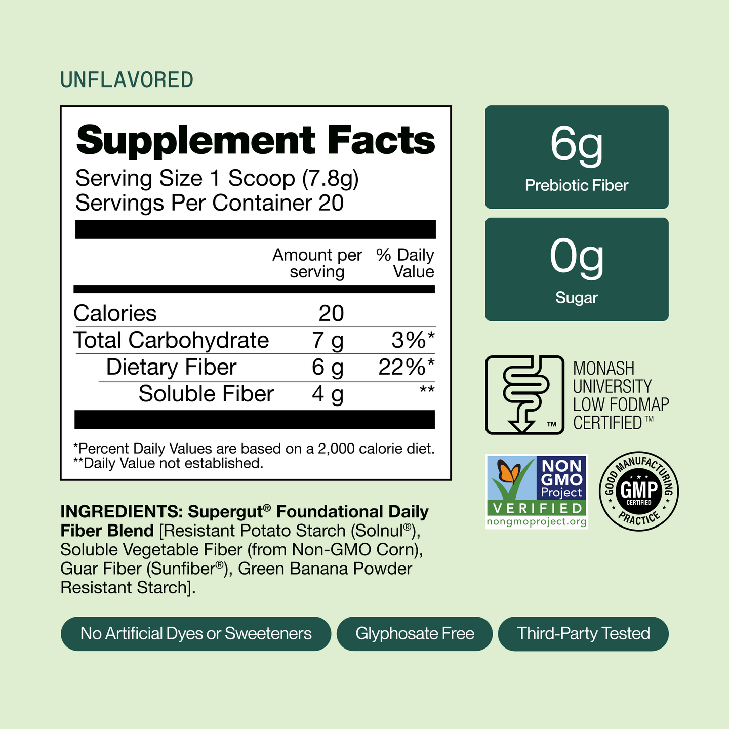 [Unflavored] [20 Servings] [40 Servings]