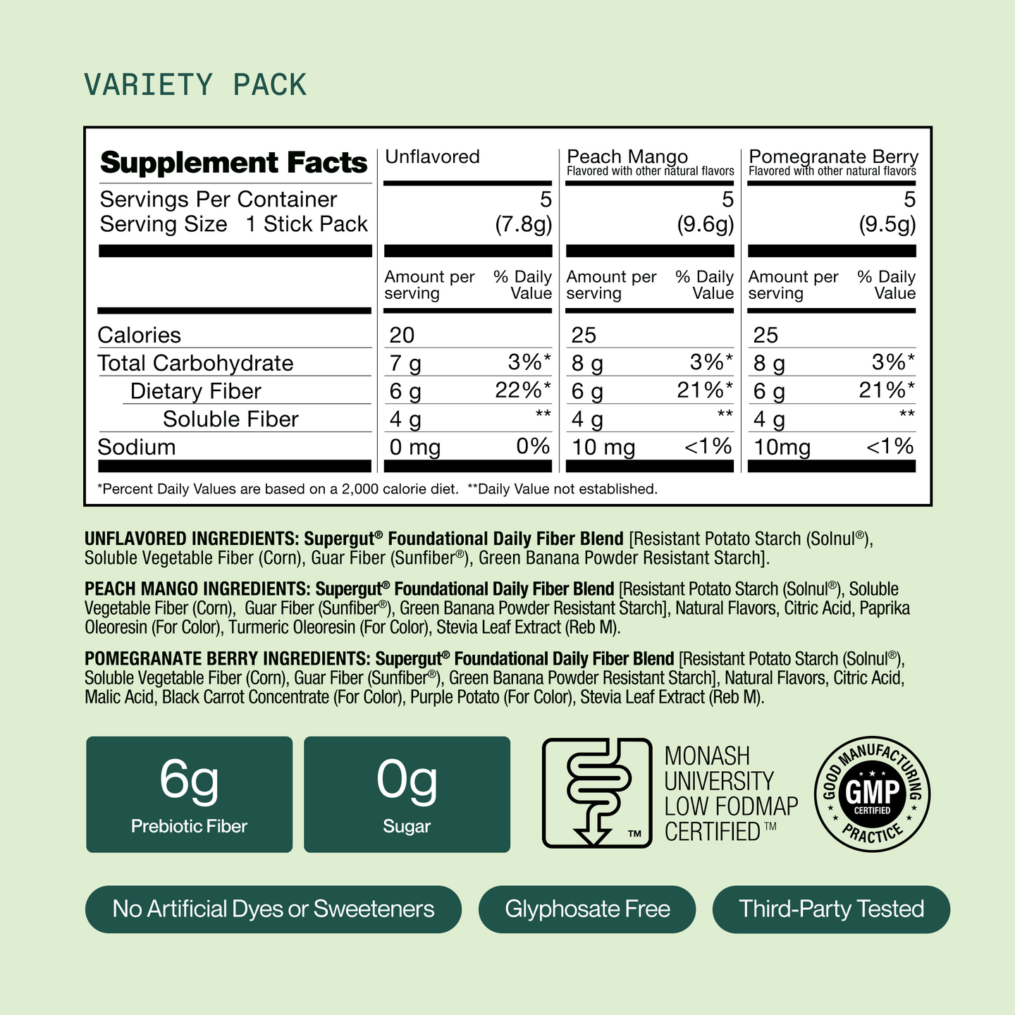 [Variety Pack] [On-The-Go Packets (15 Servings)]